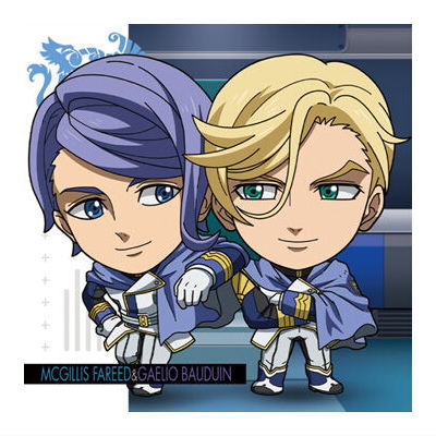 Niforamtion Mobile Suit Gundam Sticker Wafer vol.2 Transcendent Spirit [32.McGillis & Gaelio(normal)]