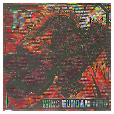 Niforamtion Mobile Suit Gundam Sticker Wafer vol.2 Transcendent Spirit [35.Secret 2: Wing Gundam Zero The Last Victor]