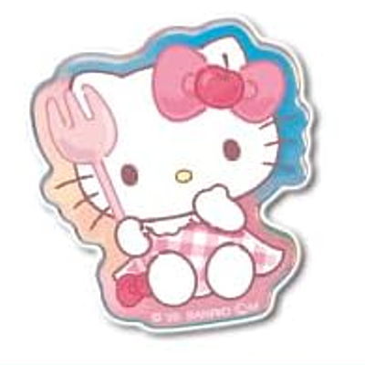 Sanrio Characters Kurukuru Acrylic Clip [2.Hello Kitty]