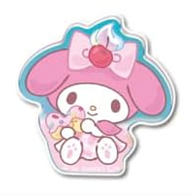 Sanrio Characters Kurukuru Acrylic Clip [3.My Melody]