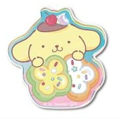 Sanrio Characters Kurukuru Acrylic Clip [6.Pompompurin A]