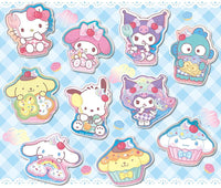 Sanrio Characters Kurukuru Acrylic Clip [All 10 type set(Full Complete)]