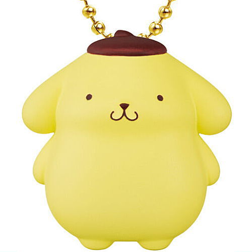 Sanrio Characters Mascot & Gummy [5.Pompompurin]
