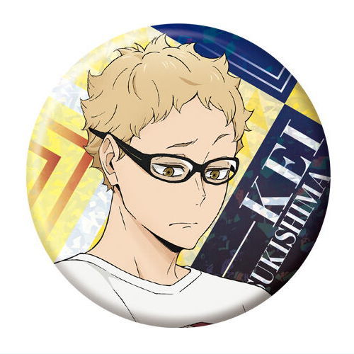 Haikyu!! Can badge Biscuit [3.Kei Tsukishima]