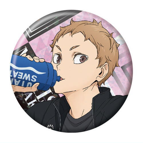 Haikyu!! Can badge Biscuit [7.Morisuke Yaku ]
