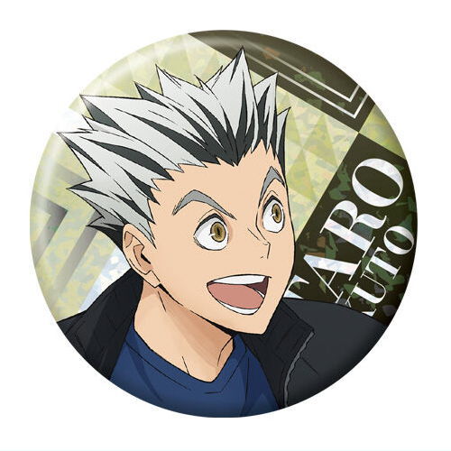 Haikyu!! Can badge Biscuit [8.Kotaro Bokuto ]