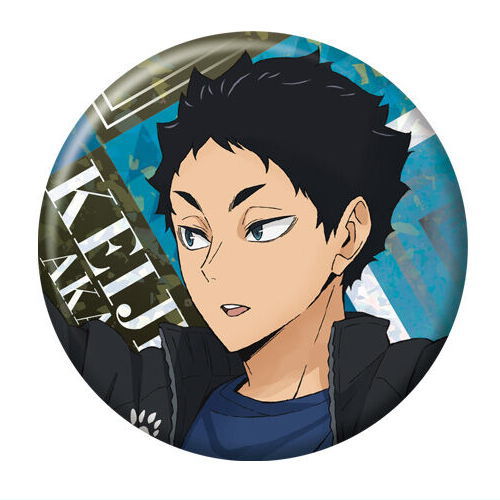 Haikyu!! Can badge Biscuit [9.Keiji Akaashi]