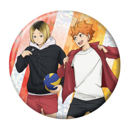 Haikyu!! Can badge Biscuit [10.Kenma Kozume & Shoyo Hinata]