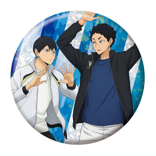 Haikyu!! Can badge Biscuit [11.Tobio Kageyama & Keiji Akaashi]