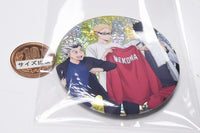 Haikyu!! Can badge Biscuit [12.Kotaro Bokuto, Kei Tsukishima & Tetsuro Kuroo]