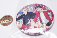Haikyu!! Can badge Biscuit [13.Morisuke Yaku & Yu Nishinoya]