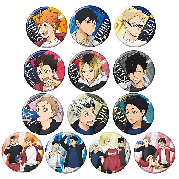 Haikyu!! Can badge Biscuit [All 13 type set (Full Complete)]