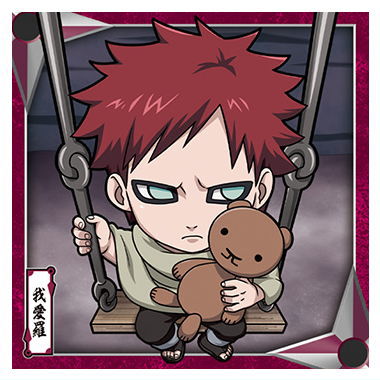 Niforamtion NARUTO Shippuden Ninkai Seal Wafer vol.4 [2.Gaara (Normal)]