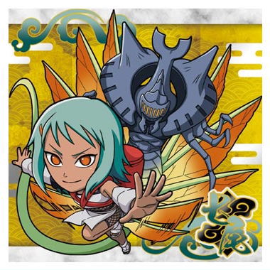 Niforamtion NARUTO Shippuden Ninkai Seal Wafer vol.4 [20.Nanabi x Fu (Rare)]