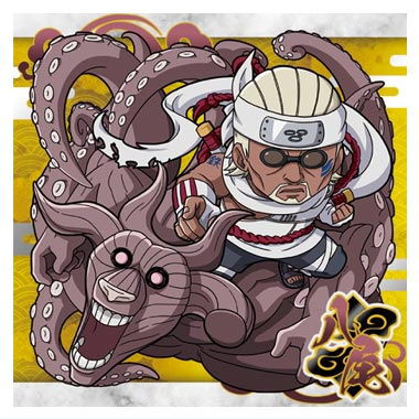 Niforamtion NARUTO Shippuden Ninkai Seal Wafer vol.4 [21.Hachibi x Killer B (Rare)]