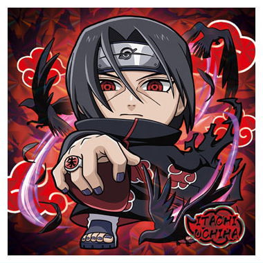 Niforamtion NARUTO Shippuden Ninkai Seal Wafer vol.4 [23.Itachi Uchiha (Ultra rare)]