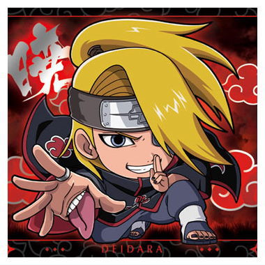 Niforamtion NARUTO Shippuden Ninkai Seal Wafer vol.4 [25.Deidara (Super rare)]