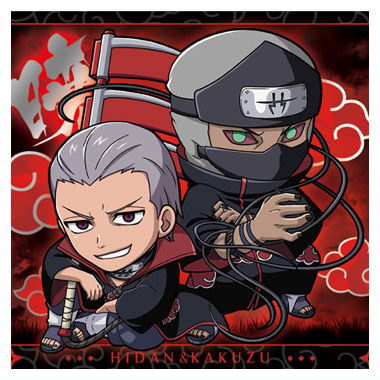Niforamtion NARUTO Shippuden Ninkai Seal Wafer vol.4 [27.Hidan & Kakuzu (Super rare)]