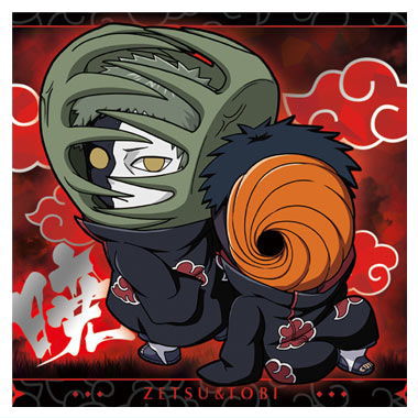 Niforamtion NARUTO Shippuden Ninkai Seal Wafer vol.4 [28.Zetsu & Tobi (Super rare)]