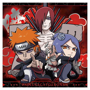 Niforamtion NARUTO Shippuden Ninkai Seal Wafer vol.4 [29.Pain & Nagato & Konan (Super rare)]