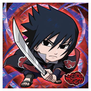 Niforamtion NARUTO Shippuden Ninkai Seal Wafer vol.4 [30.Sasuke Uchiha (Ultra rare)]