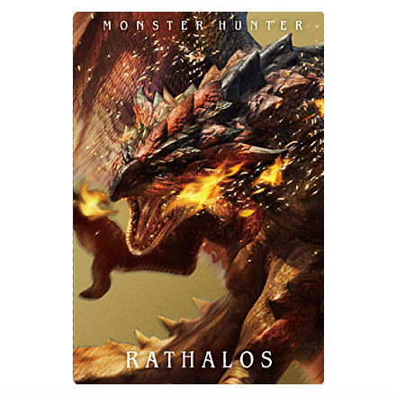 Monster Hunter 20th Anniversary Card Wafer [20.Rathalos (Monster Card)]
