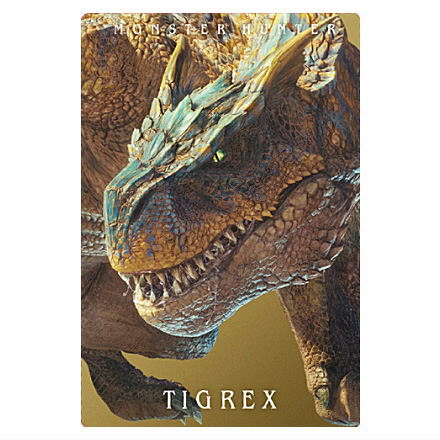 Monster Hunter 20th Anniversary Card Wafer [23.Tigrex (Monster Card)]