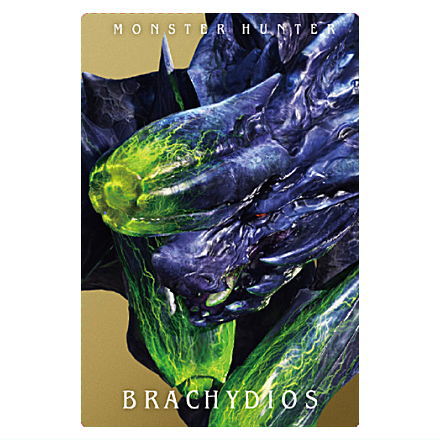 Monster Hunter 20th Anniversary Card Wafer [27.Brachydios (Monster Card)]