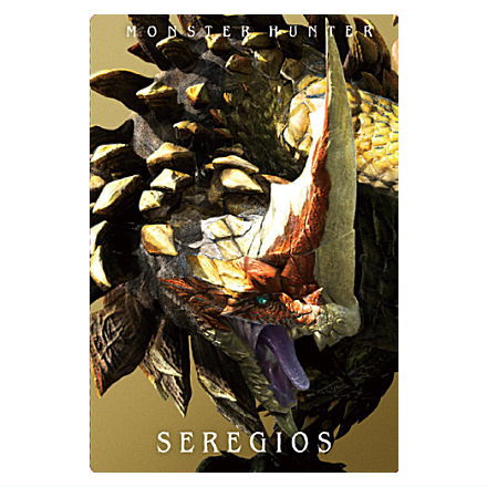 Monster Hunter 20th Anniversary Card Wafer [29.Seregios (Monster Card)]