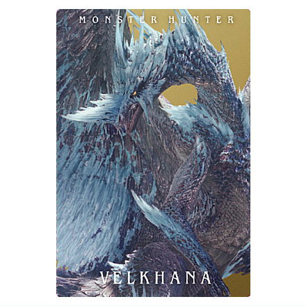 Monster Hunter 20th Anniversary Card Wafer [33.Velkhana (Monster Card)]