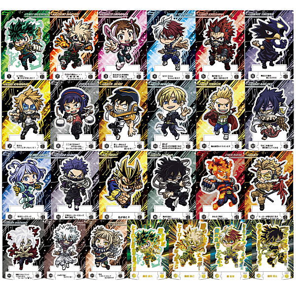My Hero Academia Chocolate gouter [All 25 type set(Full Complete)]