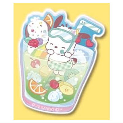 Sanrio Characters Acrylic Brooch Cream in Snack [6.F]