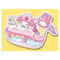 Sanrio Characters Acrylic Brooch Cream in Snack [8.H]