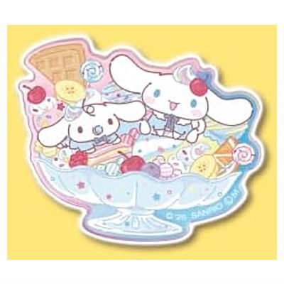 Sanrio Characters Acrylic Brooch Cream in Snack [10.J]