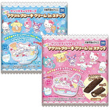Sanrio Characters Acrylic Brooch Cream in Snack [All 10 type set (Full Complete)]
