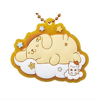 Sanrio Characters Pukkuri Rubber Mascot Gummi Part.6 [4.Pompompurin]