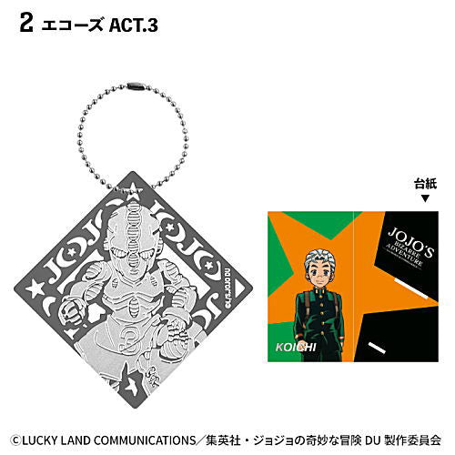JoJo's Bizarre Adventure Diamond Is Unbreakable Metal Book Marker [2.Echoes ACT.3]