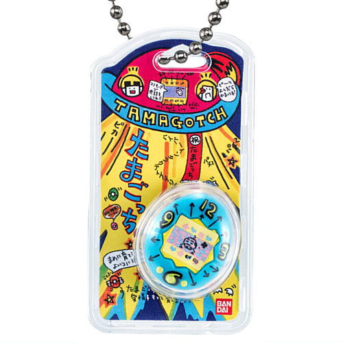 Tamagotchi Okashina Tamagoborocchi Package Charm [1.First Tamagotchi (Blue)]