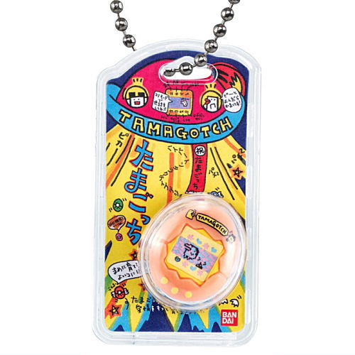 Tamagotchi Okashina Tamagoborocchi Package Charm [3.First Tamagotchi (Orange)]
