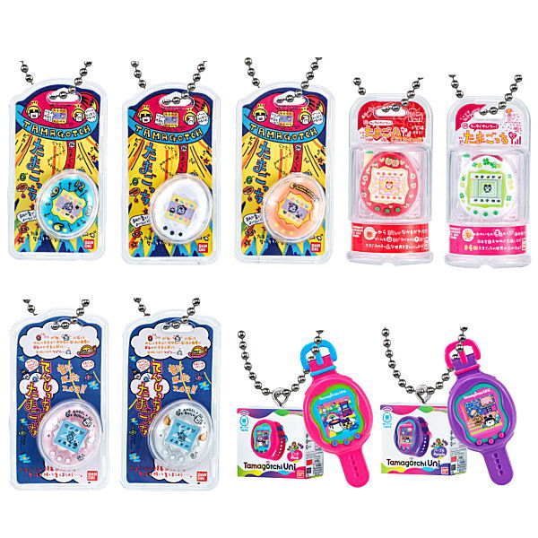Tamagotchi Okashina Tamagoborocchi Package Charm [All 9 type set(Full Complete)]