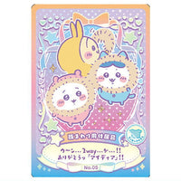 Chiikawa Wafer Lucky Card Collection [5.Kaomawariyo fuzokuhin (lucky item card)]