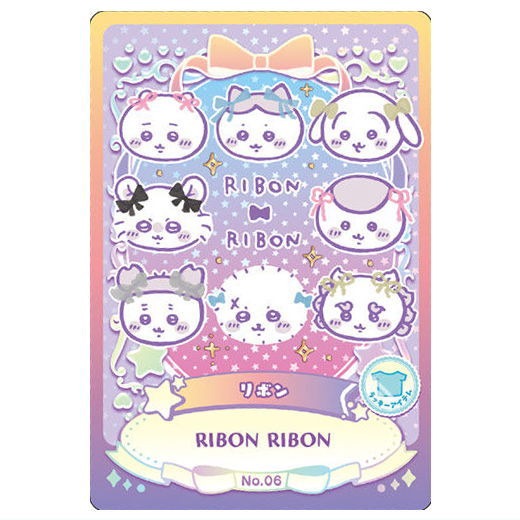 Chiikawa Wafer Lucky Card Collection [6.Ribbon (lucky item card)]