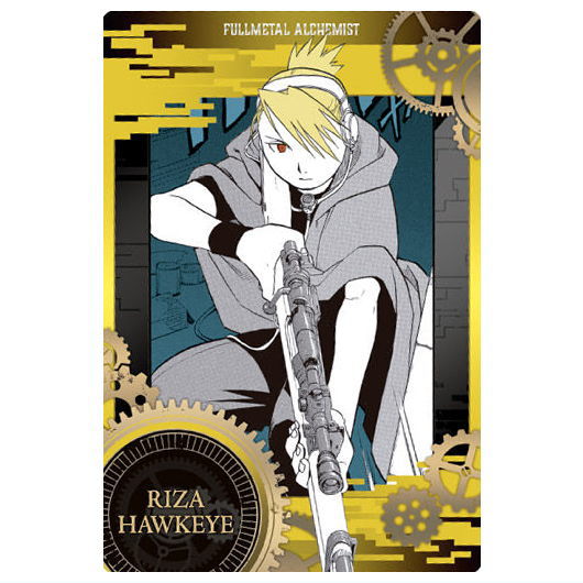 FULLMETAL ALCHEMIST Wafer [5.Riza Hawkeye (Character Card)]