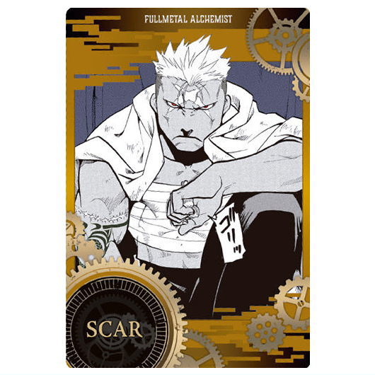 FULLMETAL ALCHEMIST Wafer [9.Scar (Character Card)]
