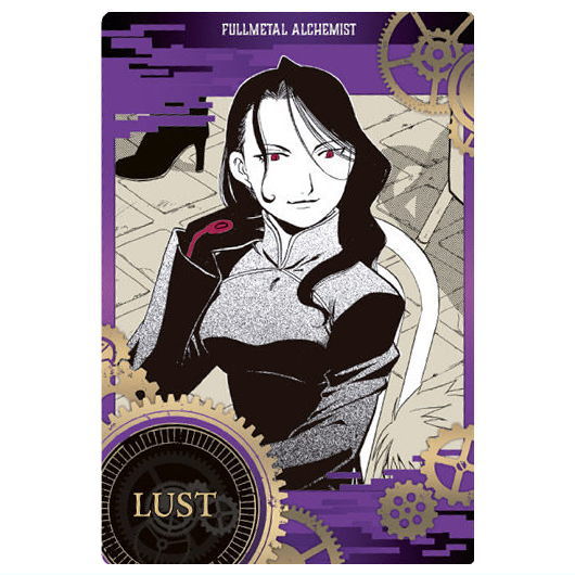 FULLMETAL ALCHEMIST Wafer [12.Lust (Character Card)]