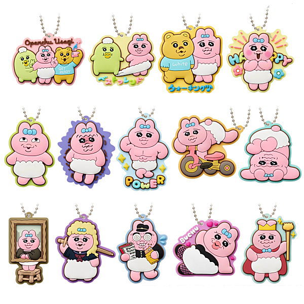 Opanchu usagi Rubber Mascot Gummy [All 14 type set(Full Complete)]