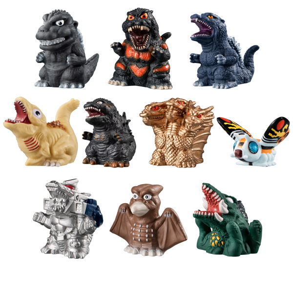 GODZILLA SOFVIDOLL [All 10 type set(Full Complete)]