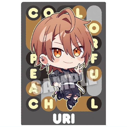 Colorful peach Wafer Part.2 [18.Uri (deformed illustration card)]