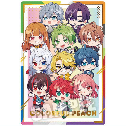 Colorful peach Wafer Part.2 [23.Zeninshugo (deformed)(shugo card)(gold foil stamping)]