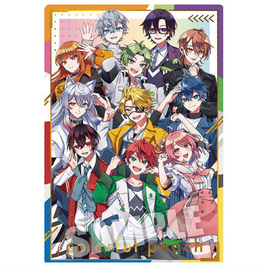 Colorful peach Wafer Part.2 [24.Zeninshugo (shugo card)(gold foil stamping)]